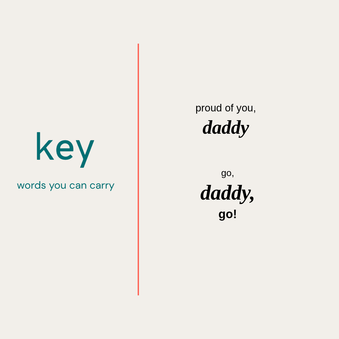 go daddy go motivational temporary tattoos design showing proud of you daddy and go daddy go text on cream background